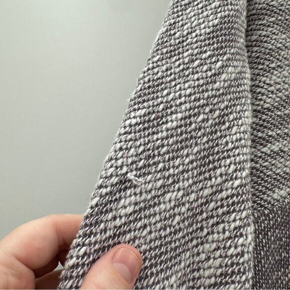 Calvin Klein Purple & Gray Crossover Knit Cowl‎ Neck Pullover Sweater Size S - Picture 8 of 10